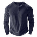 Long-Sleeve Henley Shirt